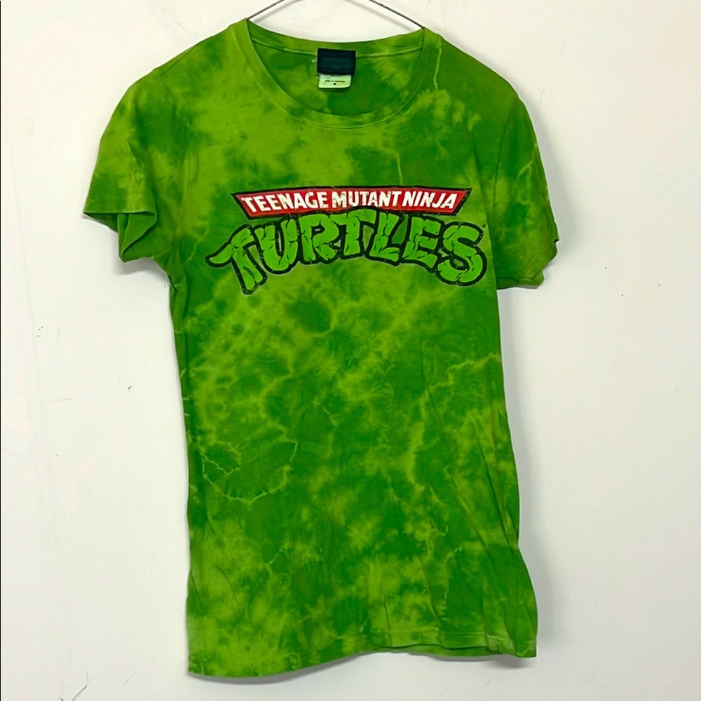 🌞 Green Teenage Mutant Ninja Turtles Retro green short sleeve tee M